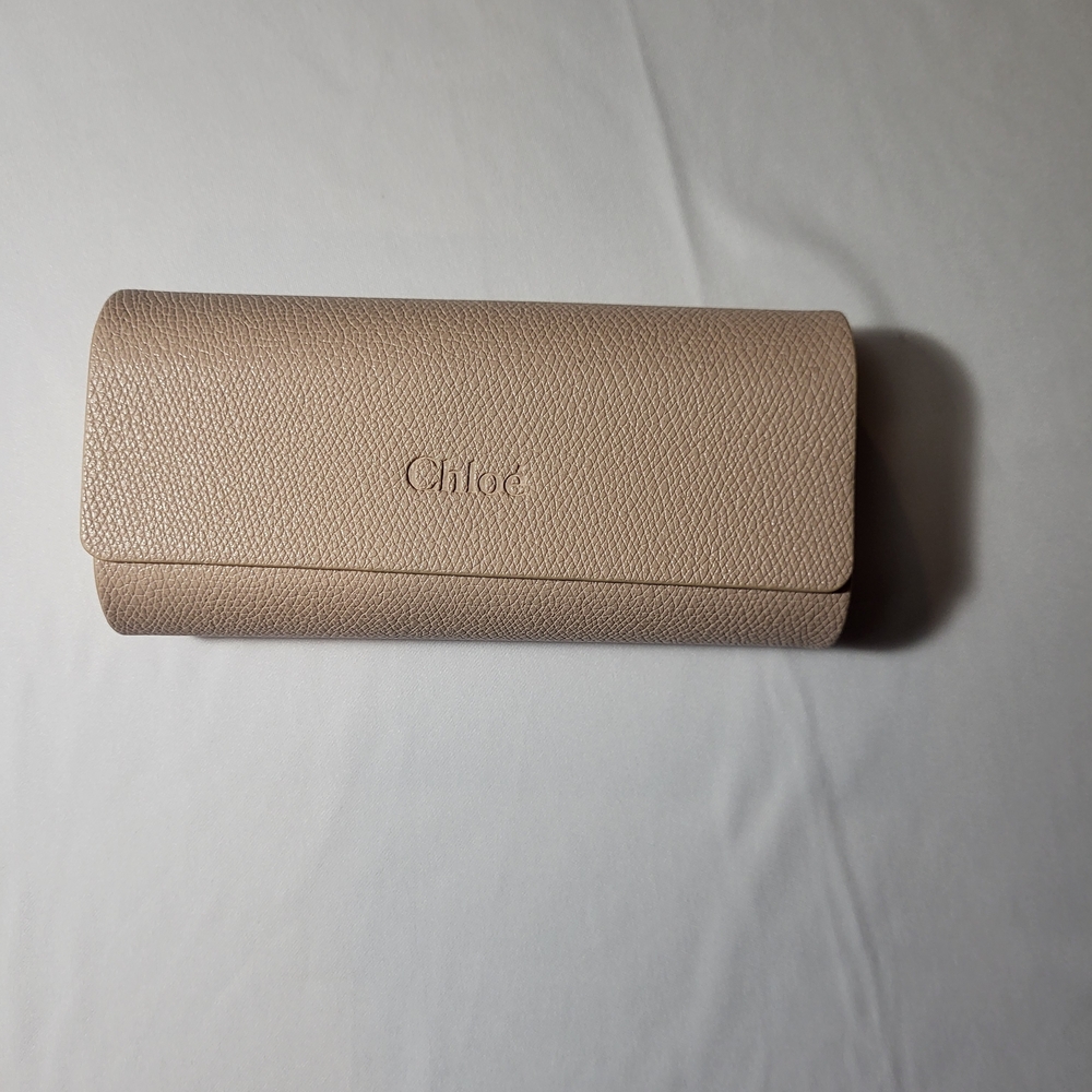 Original Chloe Beige Glasses Case. Only Case. New - Picture 3 of 3